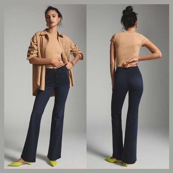 Anthropologie Pilcro Demilune Black Pants - 30 Waist - New Item - Picture 1 of 10
